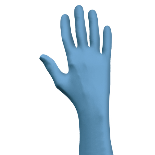 N-Dex&reg; 7500PF Gloves, Large, Nitrile, 4-mil, Powder-Free, Blue Equipex