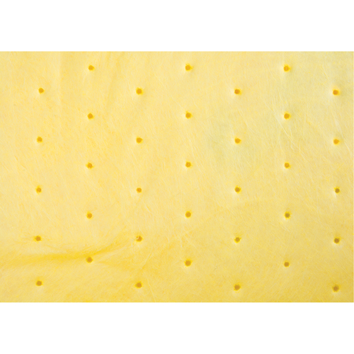 Rouleaux d'avertissement de premi&egrave;re qualit&eacute; - absorbants haute visibilit&eacute;, Lourd, 150' lo x 30" la, Absorption 57 gal. Equipex
