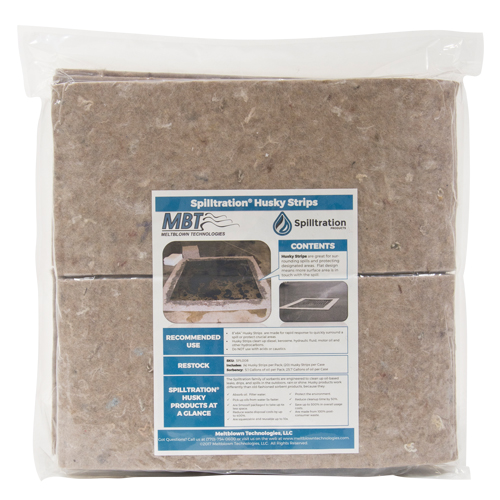 Bandes Husky Spilltration, Huile seulement, 64" x 8", 4 gal. d'absorption Equipex