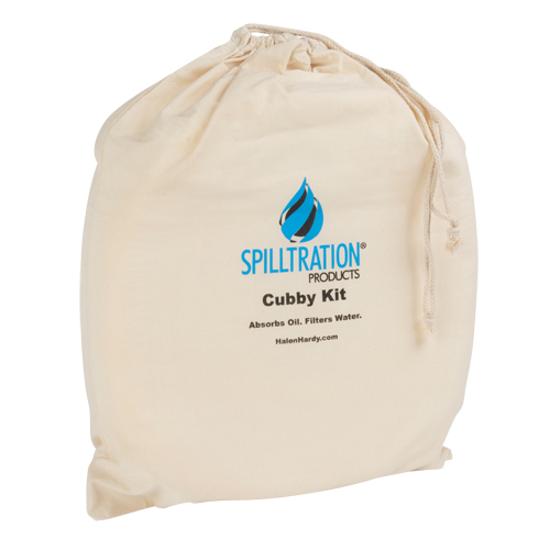 SpillBoa Cubby Kit, Oil Only, 25' L x 5" W, 7 gal. Absorbancy Equipex
