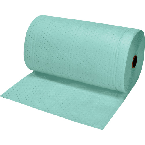 Premium Bonded Sorbent Rolls, Heavyweight, 150' L x 30" W, 50 gal. Absorbancy Equipex