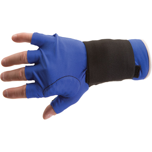 Anti-Impact Glove with Wrist Support, Size Small, Split Leather Palm Equipex