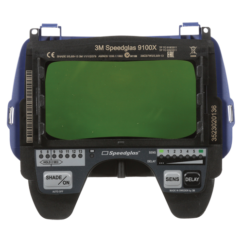 Filtre pour lentille de soudage auto-assombrissant Speedglas 9100X, 4-2/10" la x 2-1/10" h Champ de vision, Pour utilisation avec S&eacute;rie 9100 Equipex