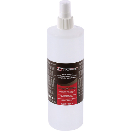 Dynamic Lens Cleaning and Anti Fog Solution, 500 ml Equipex