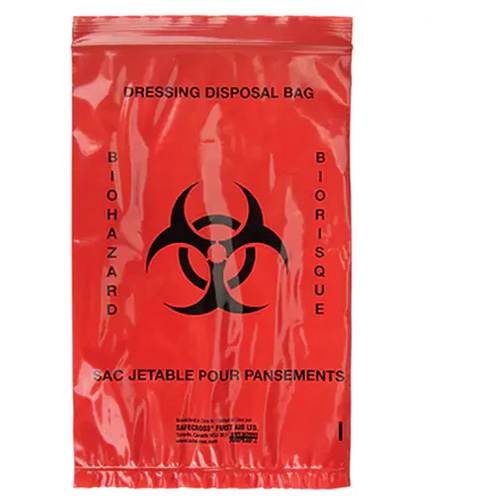 Dynamic Hazardous Waste Bags, Bio-Hazard, 9" L x 6" W, 2.0 mils Equipex