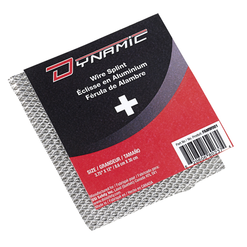 Attelles Dynamic, Polyvalent, Fil d'aluminium, 12", Classe 1 Equipex