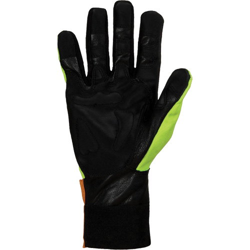 Gants pour scie &agrave; chaîne haute visibilit&eacute; Endura, Taille Grand/9, Paume Ch&egrave;vre Equipex