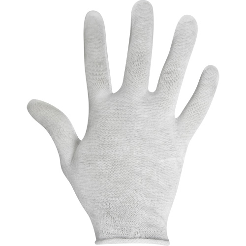 Inspection Gloves, Cotton, Unhemmed Cuff, Ladies Equipex