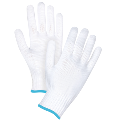 Gants tricot&eacute;s sans couture, Polyester, Calibre 10, T-Grand Equipex