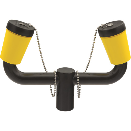 Ensemble de pommeaux doubles pour douche oculaire Equipex