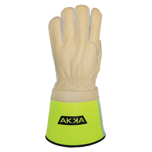 Lineman's Gloves, Small, Grain Cowhide Palm Equipex