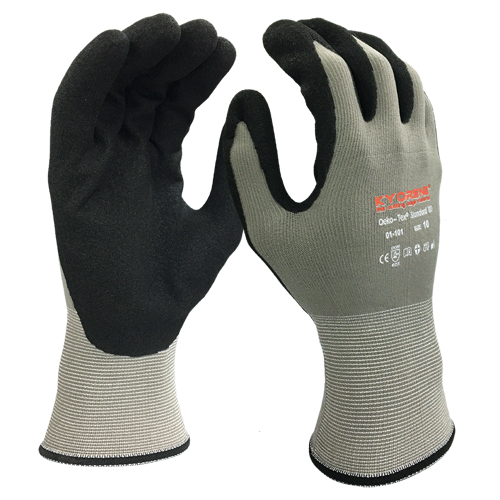 Gants r&eacute;sistants aux coupures Akka, Taille 7, Calibre 13, Rev&ecirc;tement Mousse de nitrile, Enveloppe en Kyorene, ASTM ANSI niveau A6/EN 388 niveau F Equipex