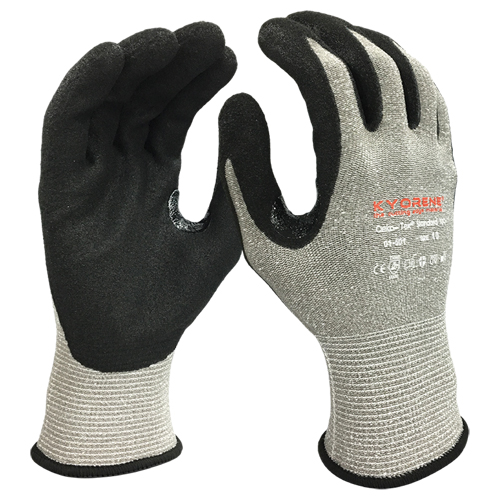 Gants r&eacute;sistants aux coupures Akka, Taille T-Grand/10, Calibre 13, Rev&ecirc;tement Mousse de nitrile, Enveloppe en Kyorene, ANSI/ISEA 105 niveau 3/EN 388 niveau C Equipex