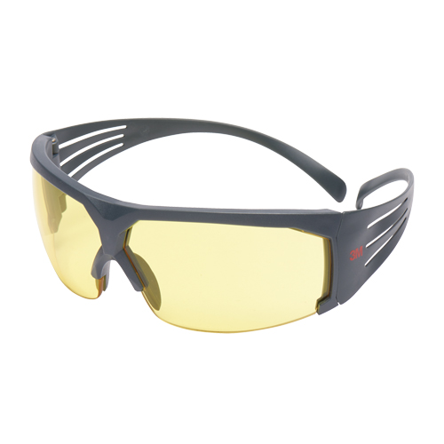 SecureFit 600 Series Safety Glasses, Amber Lens, Anti-Fog, ANSI Z87+/Meets/Exceeds CSA Z94.3 Equipex
