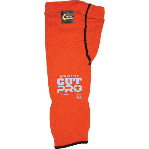 Memphis&reg; Sleeves With Thumb Hole, Kevlar&reg;, 14", ASTM ANSI Level A5, Orange Equipex