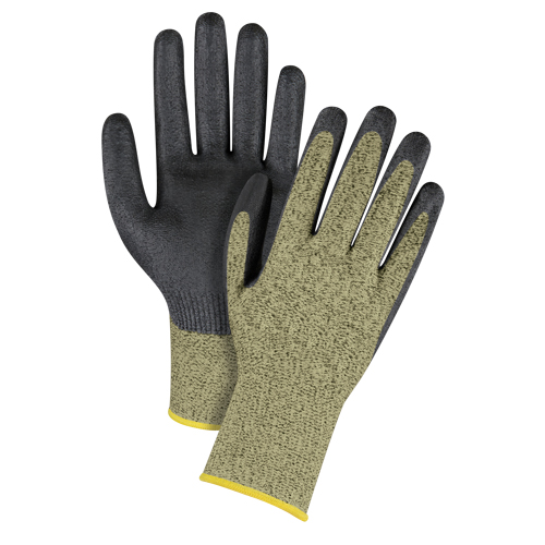 Breathable Coated Gloves, Size 6/X-Small, 13 Gauge, Foam Nitrile Coated, Aramid Shell, ASTM ANSI Level A6 Equipex