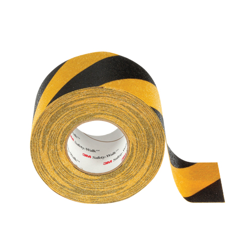 Safety-Walk 600 Series Anti-Slip Tape, 6" x 60', Black & Yellow Equipex