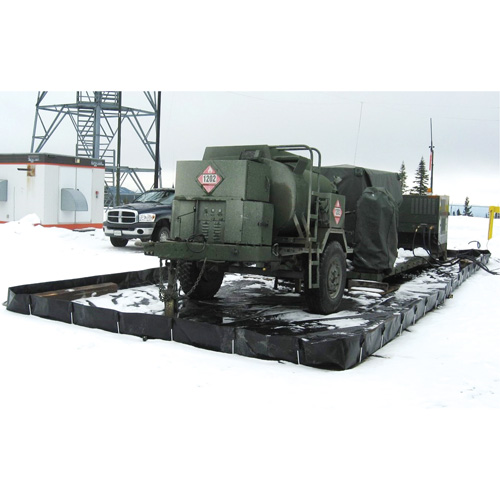 Barres L-Rod Insta-Berm, Capacit&eacute; 748 gal. US, 10' la x 10' lo x 12" h, Support en L Equipex