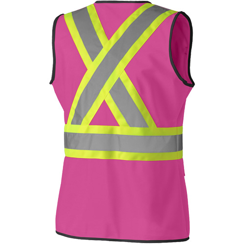 139PK Veste de s&eacute;curit&eacute; pour femme, Rose, T-petit, Polyester Equipex