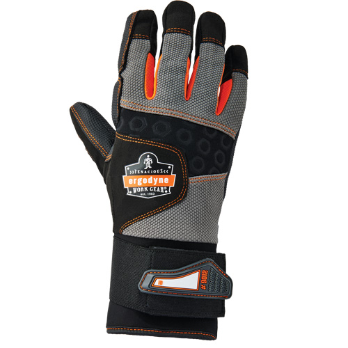 Gants antivibration Proflex 9012 avec support du poignet, Taille Petit, Paume Synth&eacute;tique Equipex
