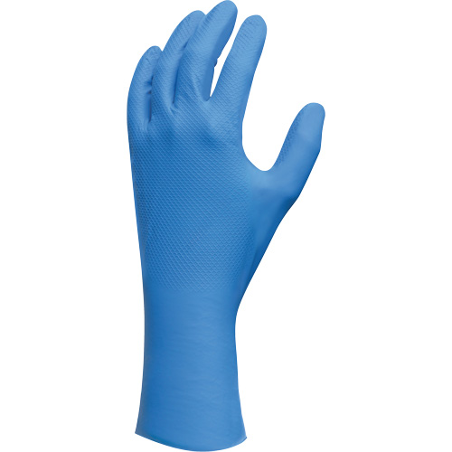 Lightweight Gloves, 7/Small, Nitrile, 9-mil, Powder-Free, Blue Equipex