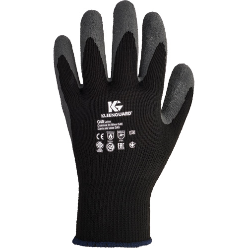 Gants polyvalents KleenGuard G40, 7/Petit, R&ecirc;vetement Latex de caoutchouc, Calibre 10, Enveloppe en Polyester/Coton Equipex