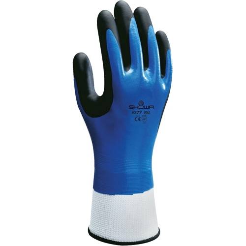 Gants enduits antichocs 377-IP, 7/Moyen, Paume en Synth&eacute;tique, Poignet &eacute;lastique/Poignet en tricot Equipex