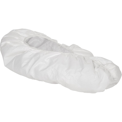 KleenGuard A40 Shoe Covers, One Size, Microporous, White Equipex