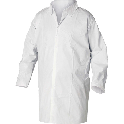 KleenGuard A20 Lab Coat, SMS, White, 2X-Large Equipex
