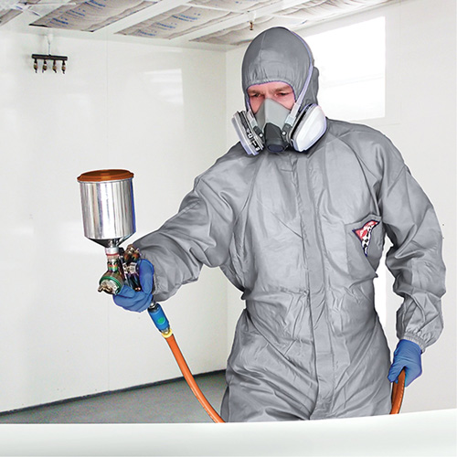 ProPlus Gard Protective Coveralls, Nylon, X-Large, Grey Equipex