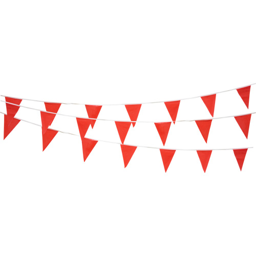 Cordon de fanions, 60' lo, Rouge Equipex