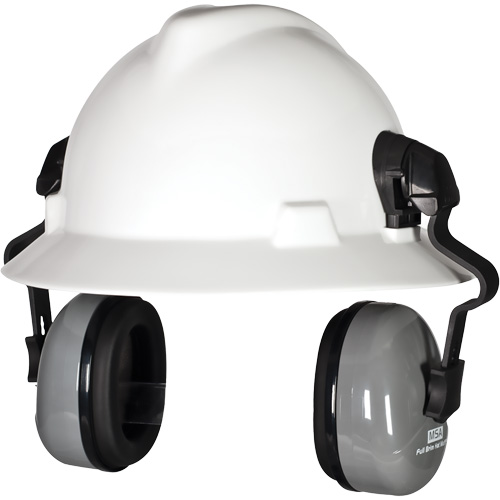 Sound Control SH Full-Brim Hat Earmuff, Cap Mount, 25 NRR dB Equipex