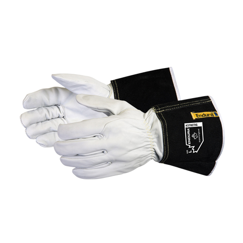 Gants de soudage Endura, Cuir fleur de ch&egrave;vre, Taille Petit Equipex