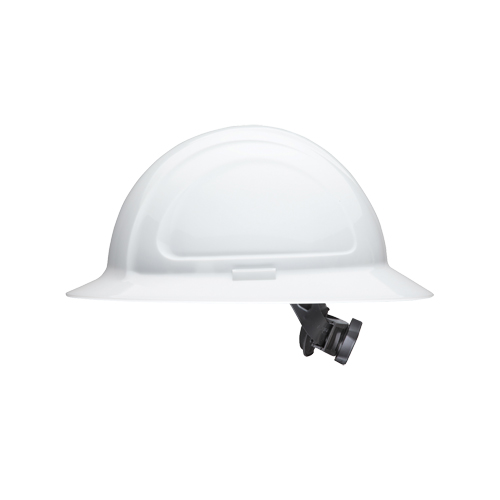 Casque de s&eacute;curit&eacute; &agrave; bordure compl&egrave;te North Zone, R&eacute;pond aux normes CSA type 1, Suspension Rochet, Non ventil&eacute; Equipex