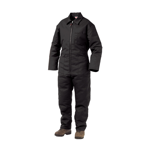 Combinaison en serge doubl&eacute;e, Hommes, Noir, Taille Grand Equipex