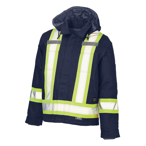 Safety Jacket, Navy Blue, Large Equipex