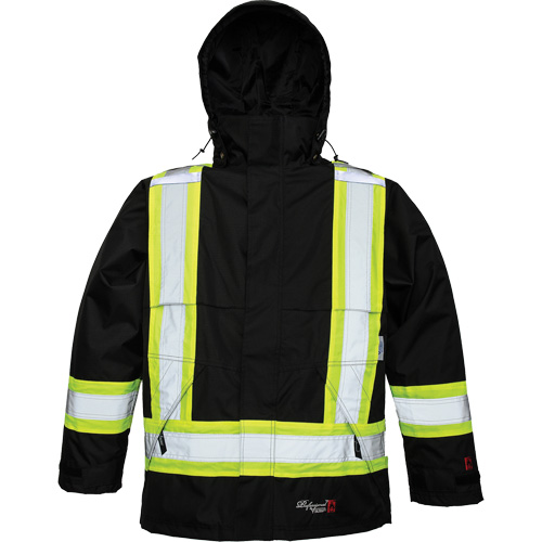 Manteau Journeyman, Polyester/Polyur&eacute;thane, Noir, Petit Equipex