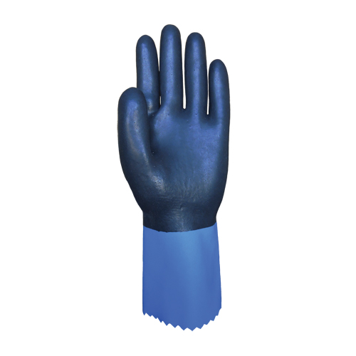 Gants enti&egrave;rement tremp&eacute;s et r&eacute;sistants aux produits chimiques Summitech, Taille Petit/7, 11,8" lo, Chloropr&egrave;ne, Doublure en Poly-coton, 59 mils Equipex