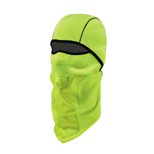 Passe-montagne &agrave; charni&egrave;re et &agrave; l'&eacute;preuve du vent N-Ferno 6823, Molleton, Vert lime haute visibilit&eacute; Equipex