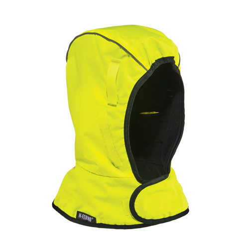 N-Ferno&reg; 6842 2 Layer Economy Winter Liner, Fleece Lining, One Size, High-Visibility Lime Green Equipex