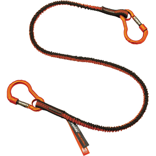 Squids&reg; 3110F(x) Tool Lanyard, Bungee, Dual Carabiner Equipex