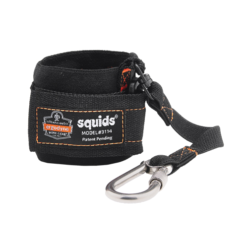 Squids&reg; 3114 Pull-On Wrist Lanyard with Carabiner Equipex