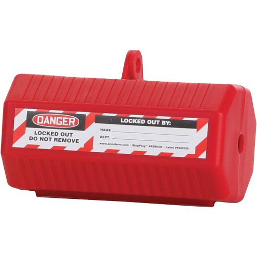 Dispositif de verrouillage Stopout StopPlug, Type Prise Equipex