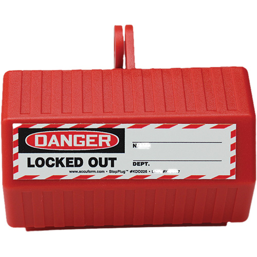 Dispositif de verrouillage Stopout StopPlug, Type Prise Equipex