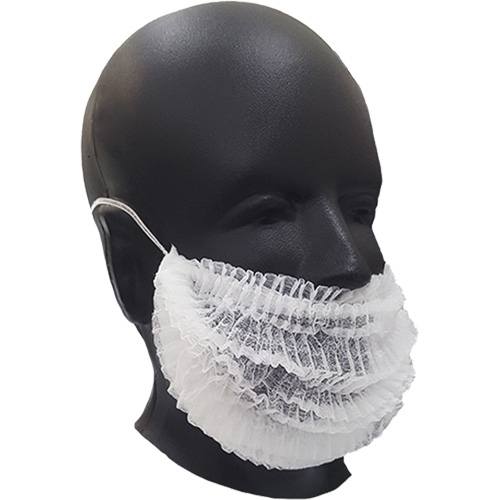 Couvre-barbes, Polypropyl&egrave;ne, Blanc Equipex