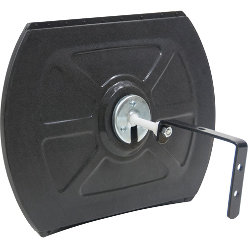 Roundtangular Convex Mirror with Bracket, 12" H x 18" W, Indoor/Outdoor Equipex