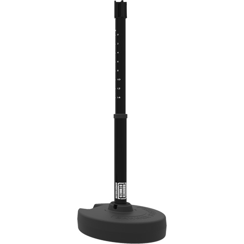 Base pour montant de barri&egrave;re PLUS, Hauteur de 42", Noir Equipex