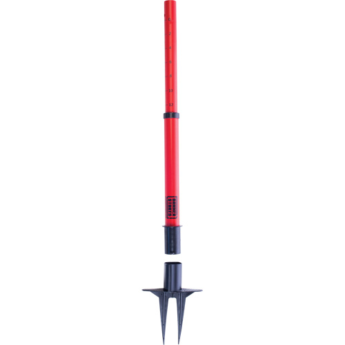 PLUS Barrier Posts, 42" High, Red Equipex