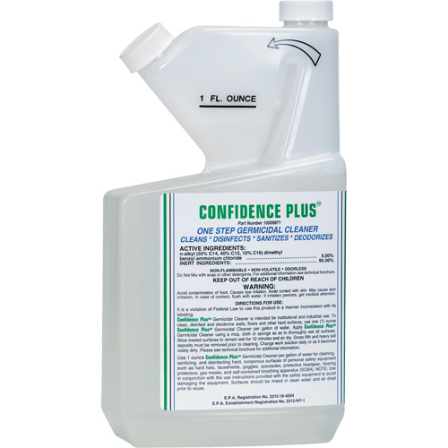 Nettoyant germicide pour respirateur Confidence Plus, Liquide Equipex