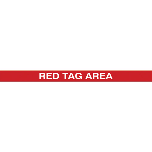 Tough-Mark Heavy-Duty Floor Marking, Rectangle, 48" L x 4" W, Red, Polyethylene Equipex